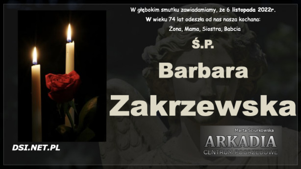 Ś.P. Barbara Zakrzewska