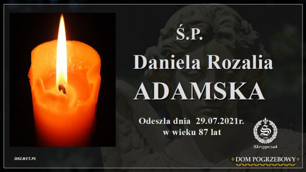 Ś.P. Daniela Rozalia Adamska