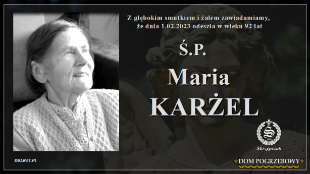 Ś.P. Maria Karżel