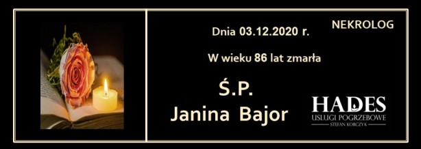 Ś.P. Janina Bajor