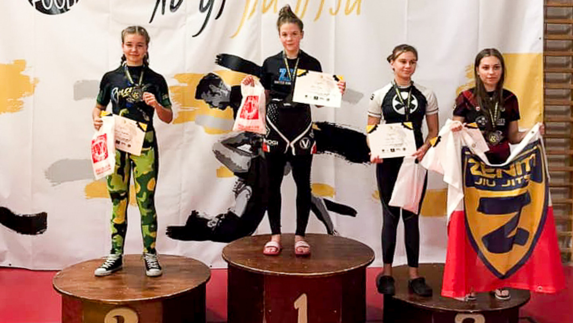 Młodzi zawodnicy z Drawska na podium w Mistrzostwach  Polski Jiu-Jitsu No Gi
