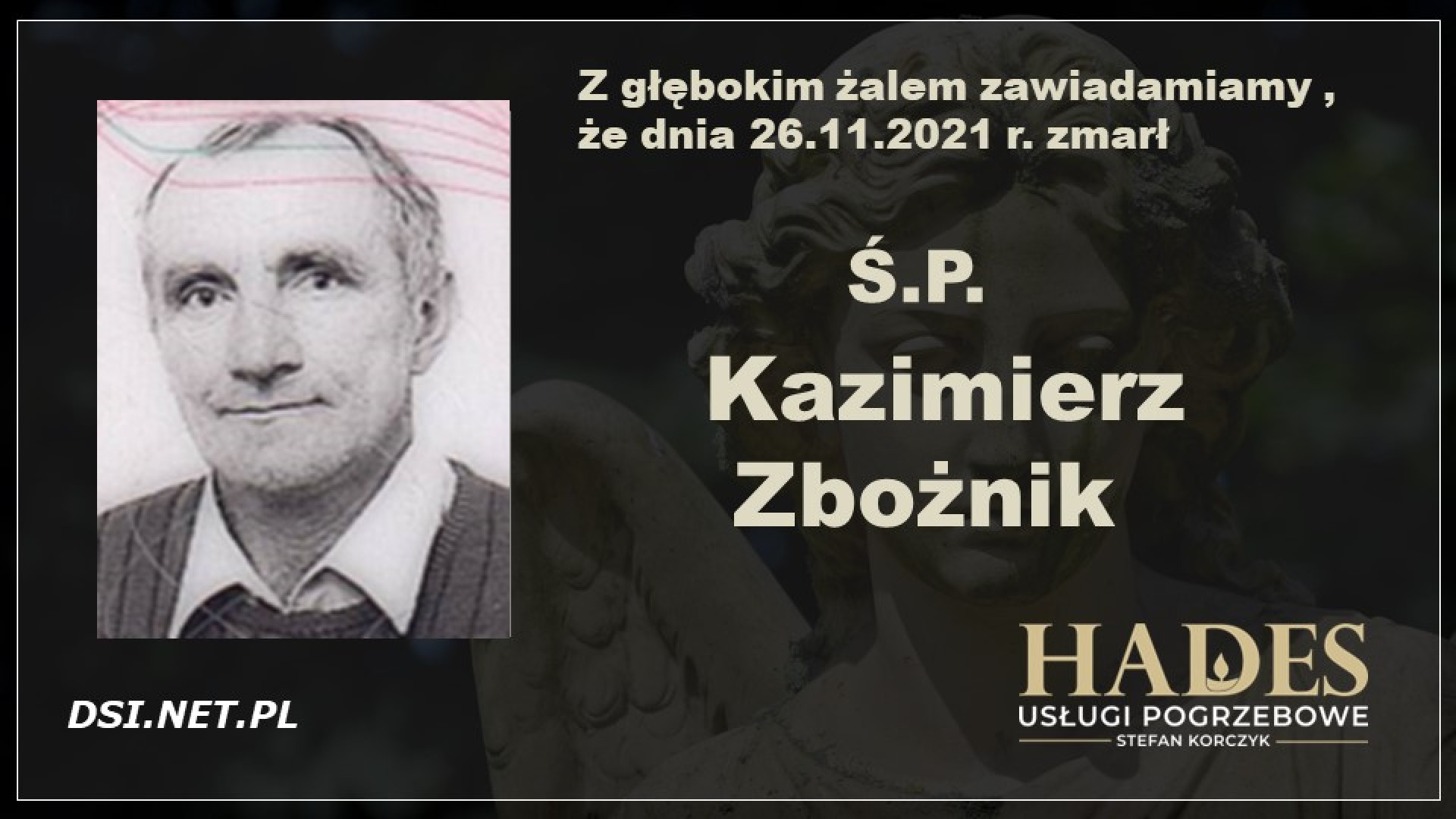 Ś.P. Kazimierz Zbożnik