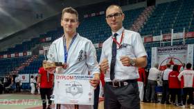 Jakub Pawłowicz wraca z brązem z Pucharu Polski Karate Kyokushin