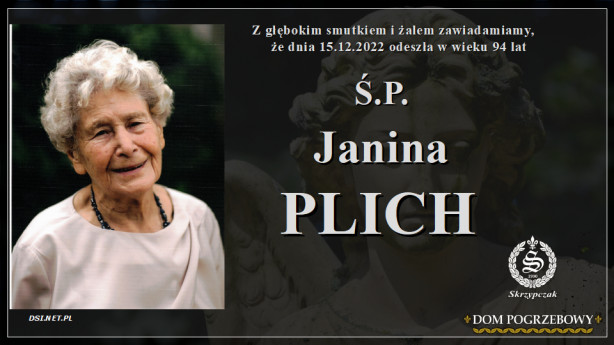 Ś.P. Janina Plich
