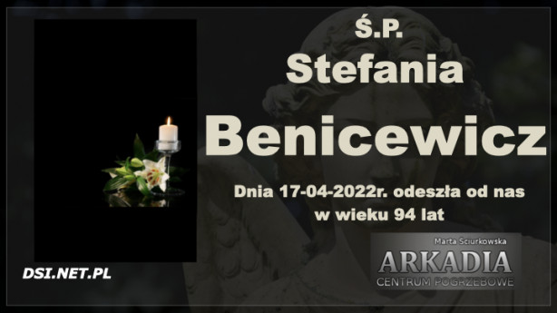 Ś.P. Stefania Benicewicz