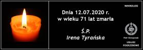 Ś.P. Irena Tyrańska