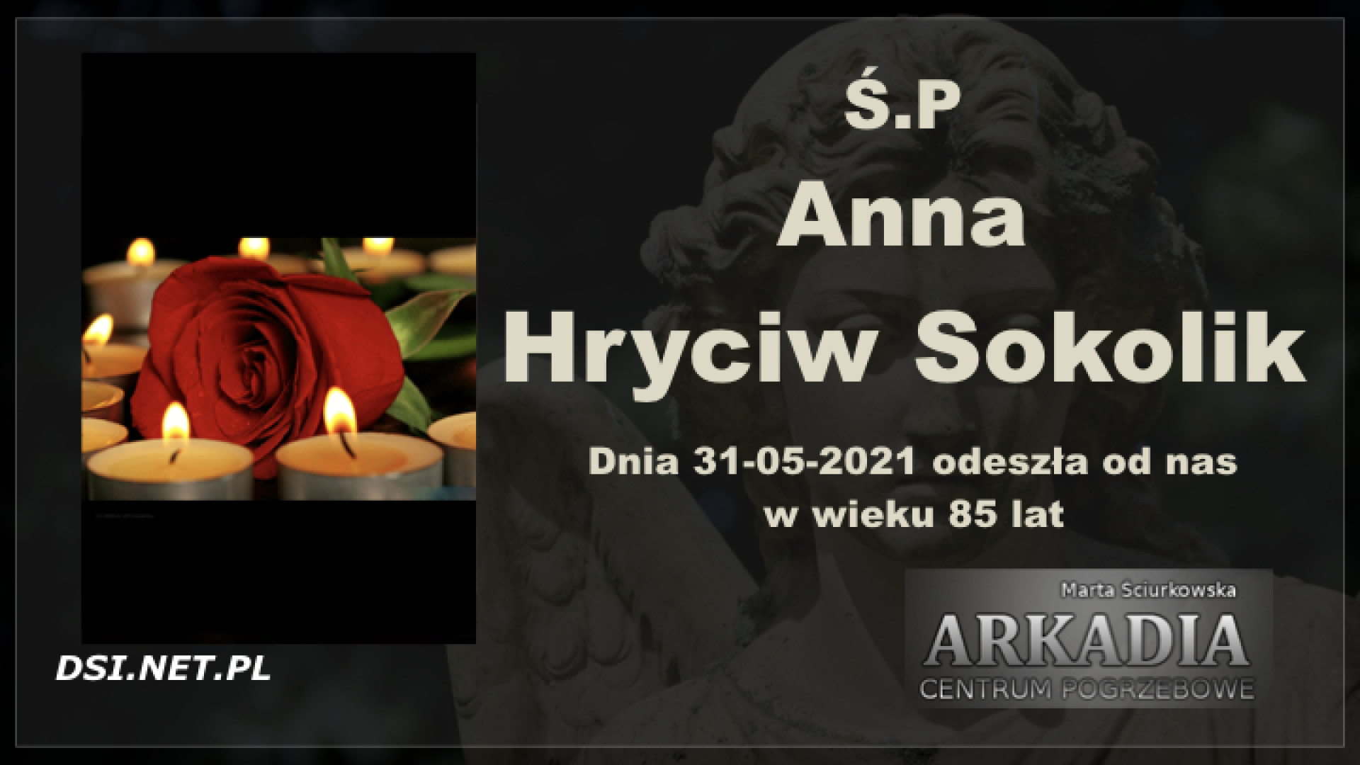 Ś.P. Anna Hryciw Sokolik