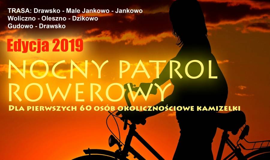 Nocny Patrol Rowerowy wraca na trasę - zapraszamy 23 sierpnia 2019