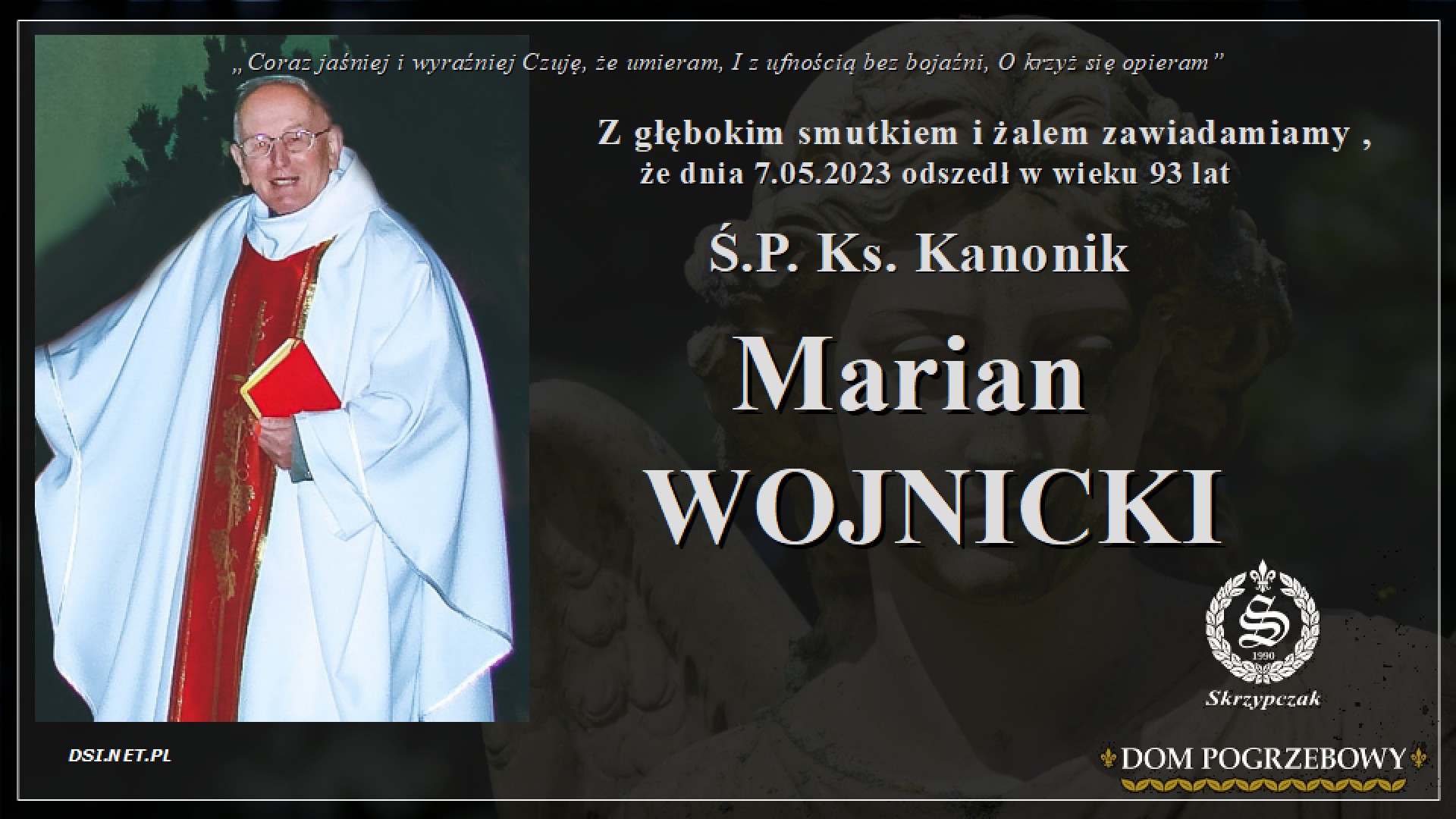 Ś.P. Ks. Kanonik Marian Wojnicki