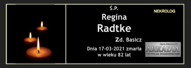 Ś.P. Regina Radtke