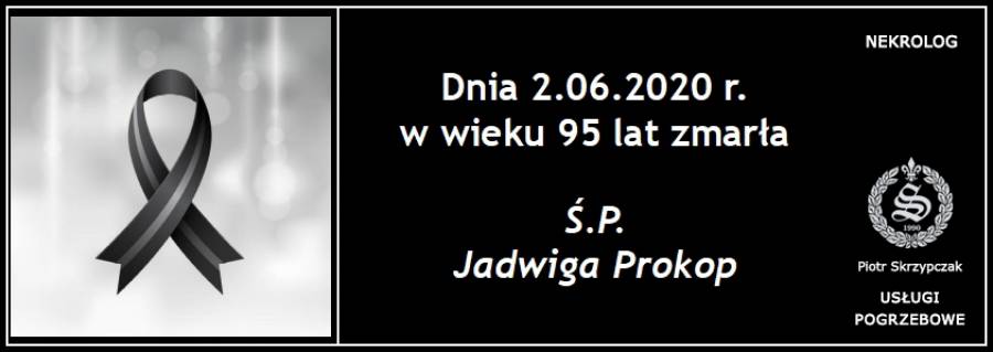 Ś.P. Jadwiga Prokop