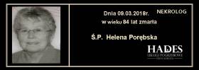 Ś.P. Helena Porębska