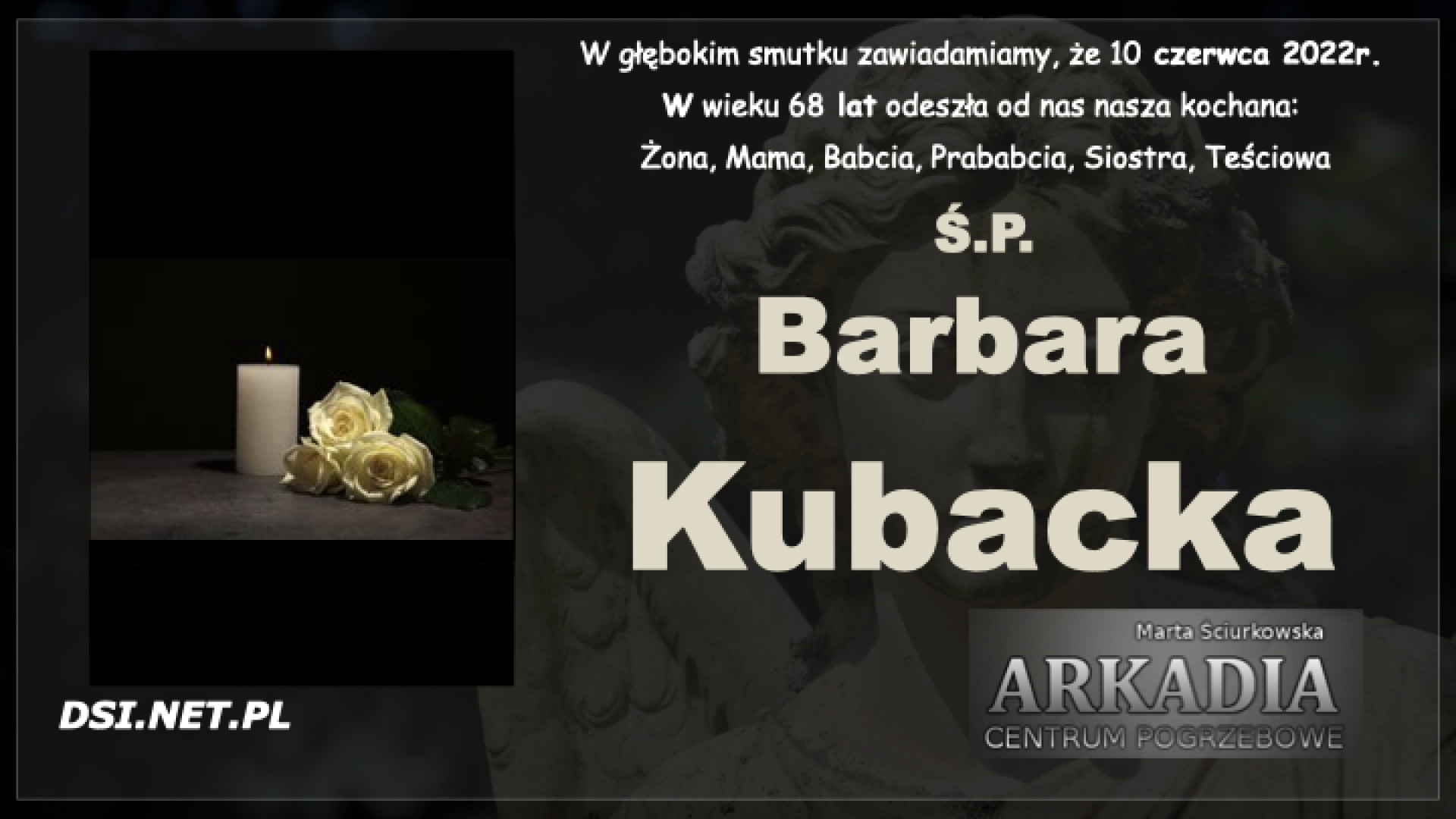 Ś.P. Barbara Kubacka