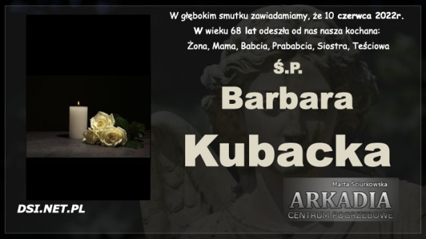 Ś.P. Barbara Kubacka