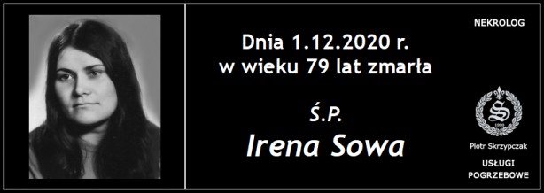 Ś.P. Irena Sowa