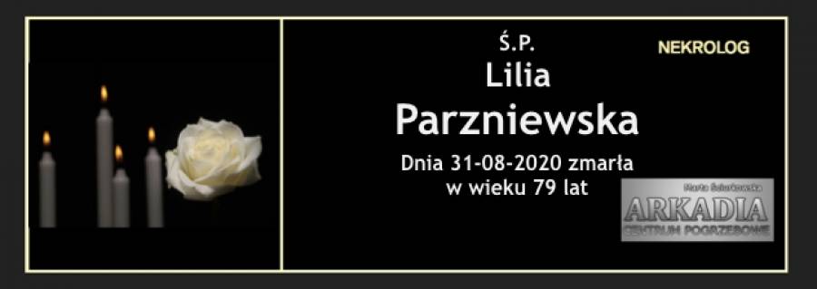Ś.P. Lilia Parzniewska