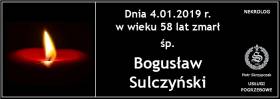 Ś.P. Bogusław Sulczyński