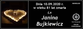 Ś.P. Janina Bujkiewicz