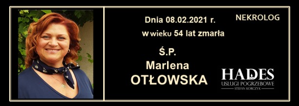 Ś.P. Marlena Otłowska