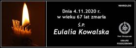 Ś.P. Eulalia Kowalska