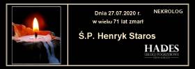 Ś.P. Henryk Staros
