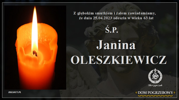 Ś.P. Janina Oleszkiewicz