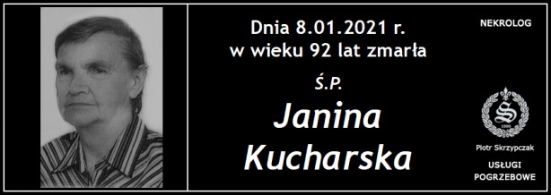 Ś.P. Janina Kucharska