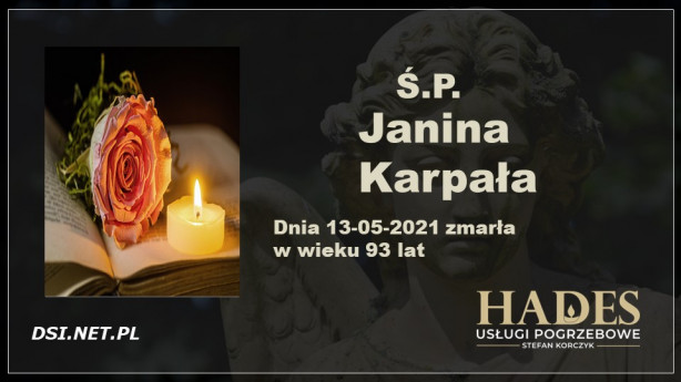 Ś.P. Janina Karpała
