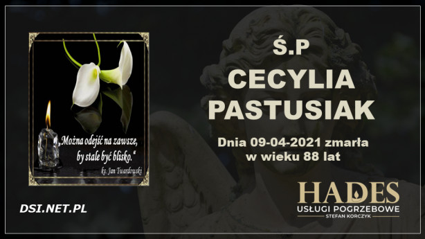 Ś. P. Cecylia Pastusiak