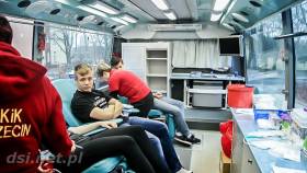 Akcja honorowego oddawania krwi w LO w Kaliszu Pomorskim