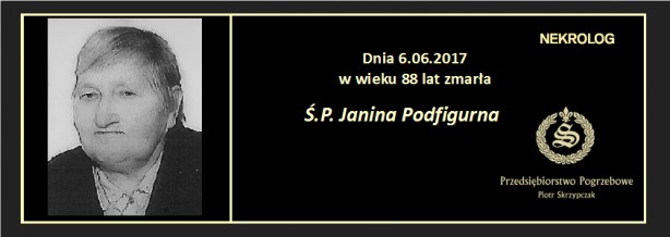 Ś.P. Janina Podfigurna