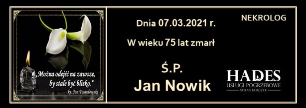 Ś.P. Jan Nowik