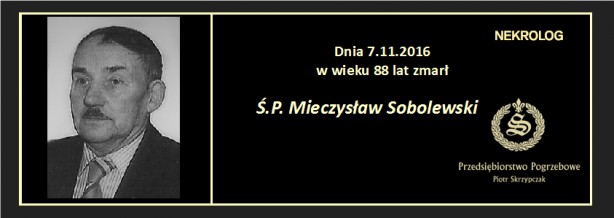 Ś.P. Sobolewski Mieczysław