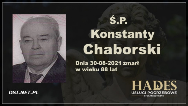 Ś.P. Konstanty Chaborski