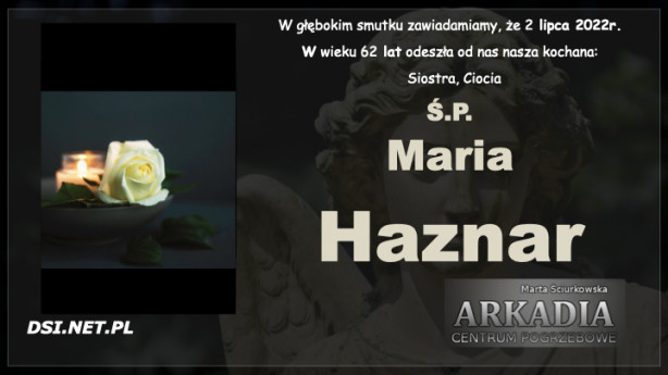 Ś.P. Maria Haznar