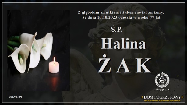 Ś.P. Halina Żak
