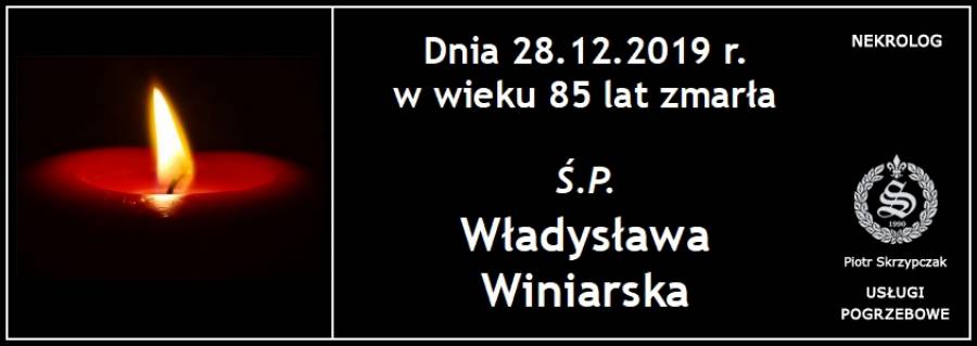 Ś.P. Władysława Winiarska