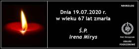 Ś.P. Irena Mirys