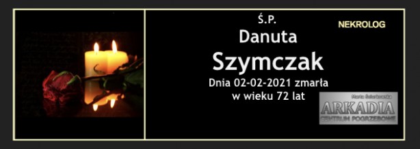 Ś.P. Danuta Szymczak
