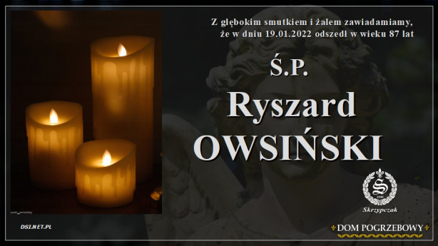 Ś.P. Ryszard Owsiński
