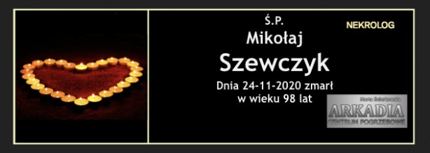 Ś.P. Mikołaj Szewczyk
