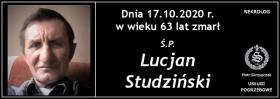 Ś.P. Lucjan Studziński