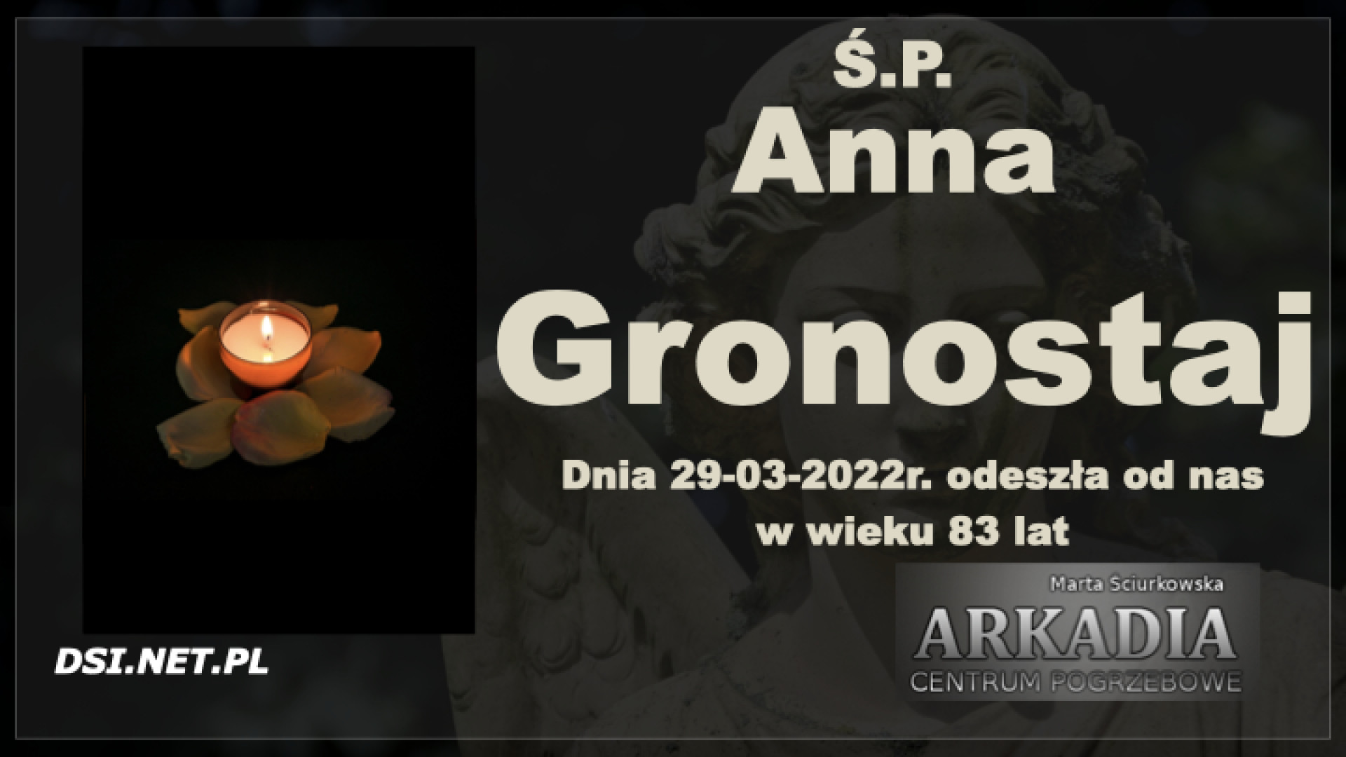 Ś.P. Anna Gronostaj