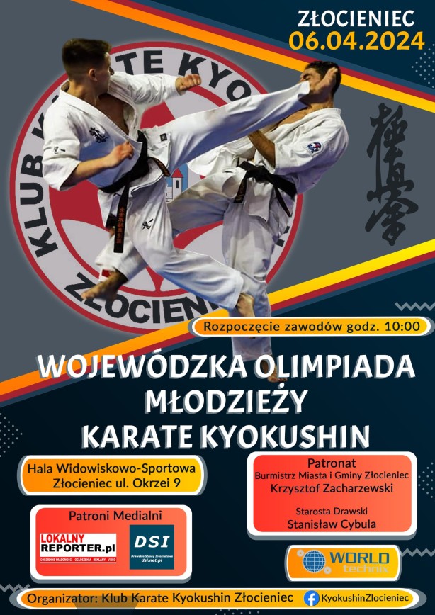 2024-04-06 Wojewódzka Olimpiada Młodzieży w Karate Kyokushin