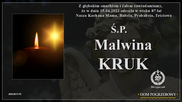 Ś.P. Malwina Kruk