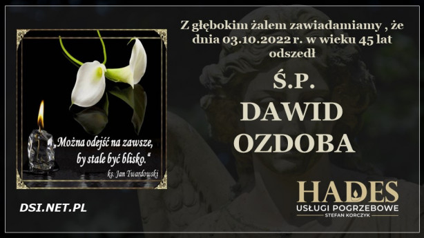 Ś.P. Dawid Ozdoba
