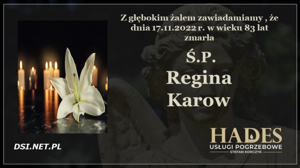 Ś.P. Regina Karow