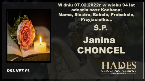 Ś.P. Janina Choncel