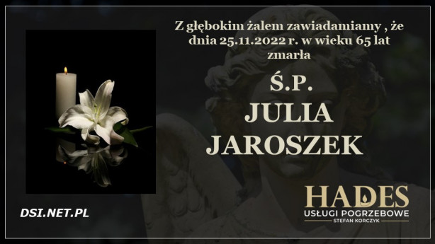 Ś.P. Julia Jaroszek