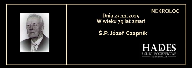 Ś.P. Józef Czapnik